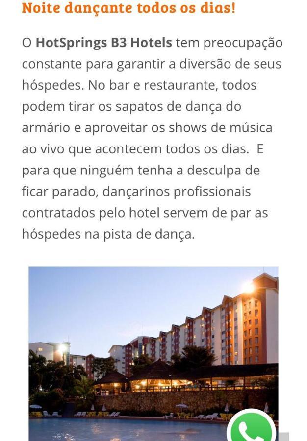 Hot Springs Hotel Caldas Novas-Flat Vip Dış mekan fotoğraf